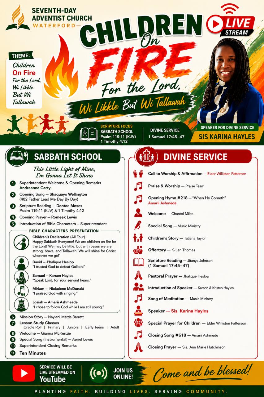 Children’s Sabbath program outline