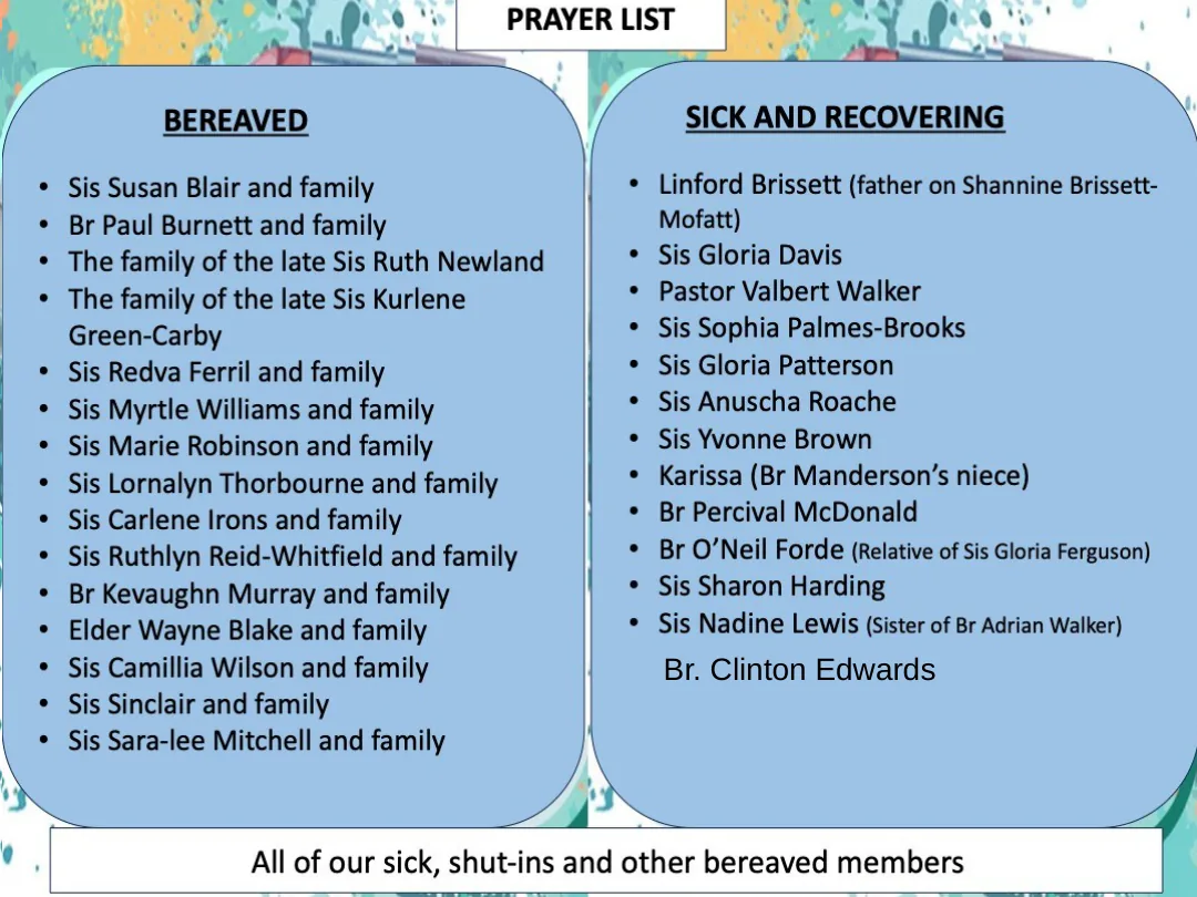 Waterford church announcement slide 21
