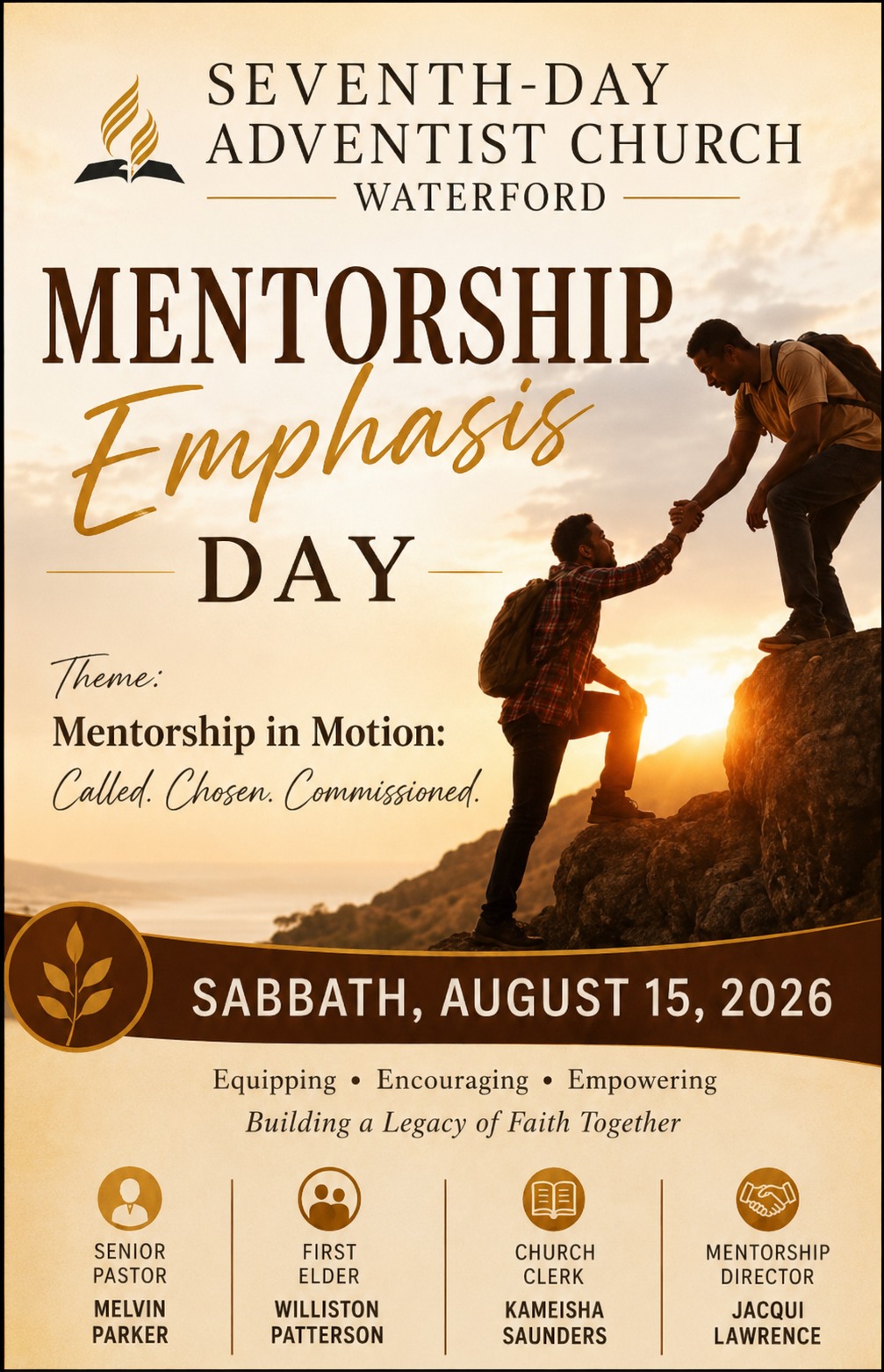 Mentorship Emphasis Day official flyer