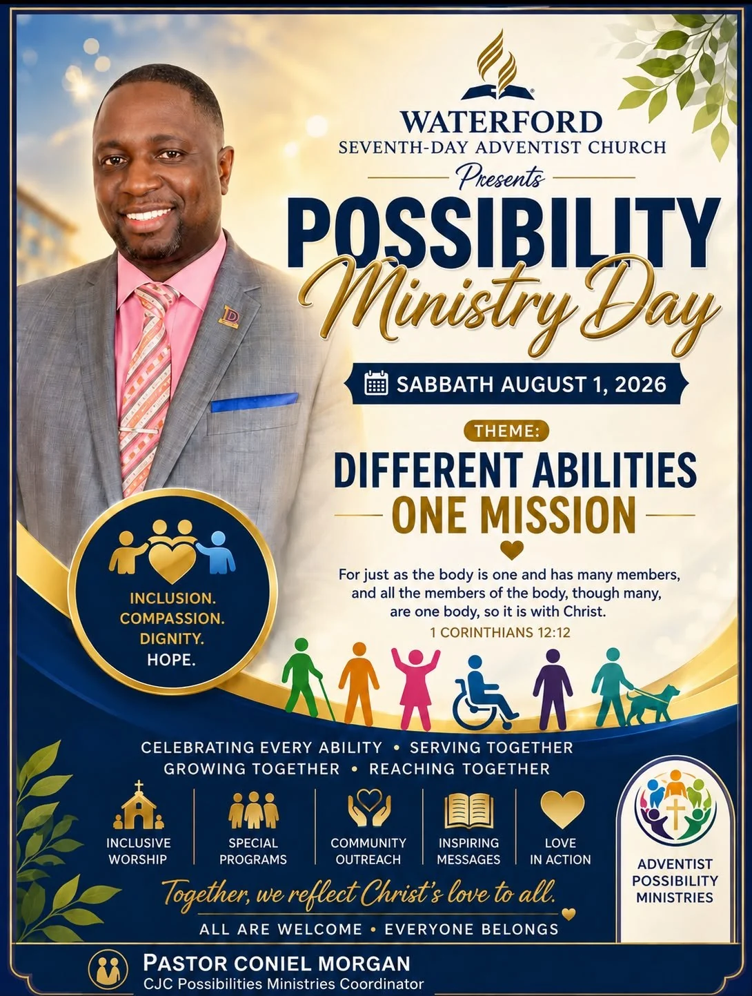 Possibility Ministry Day event poster